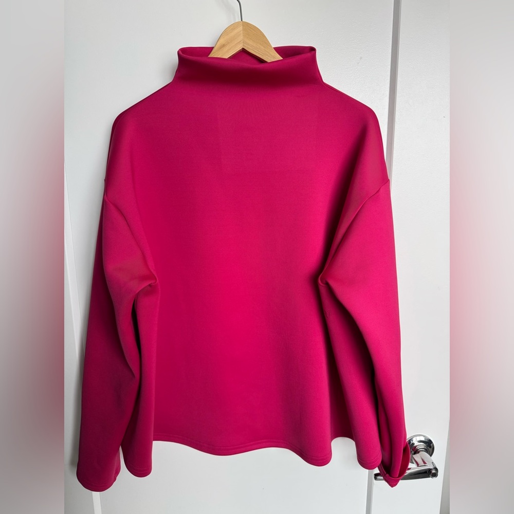 ADAY Like a Boss Pink Turtleneck Sweater